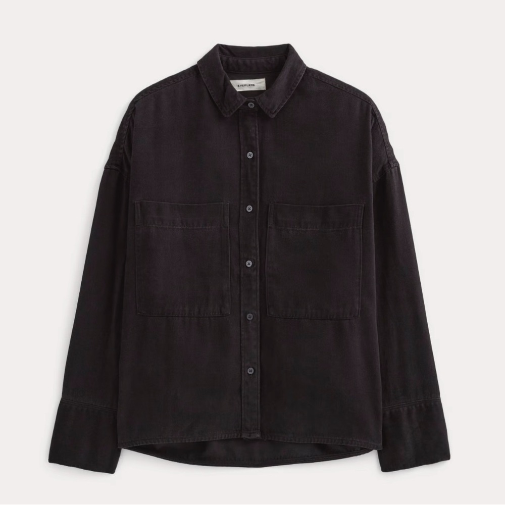 Everlane Boxy Overshirt in Buttersoft
